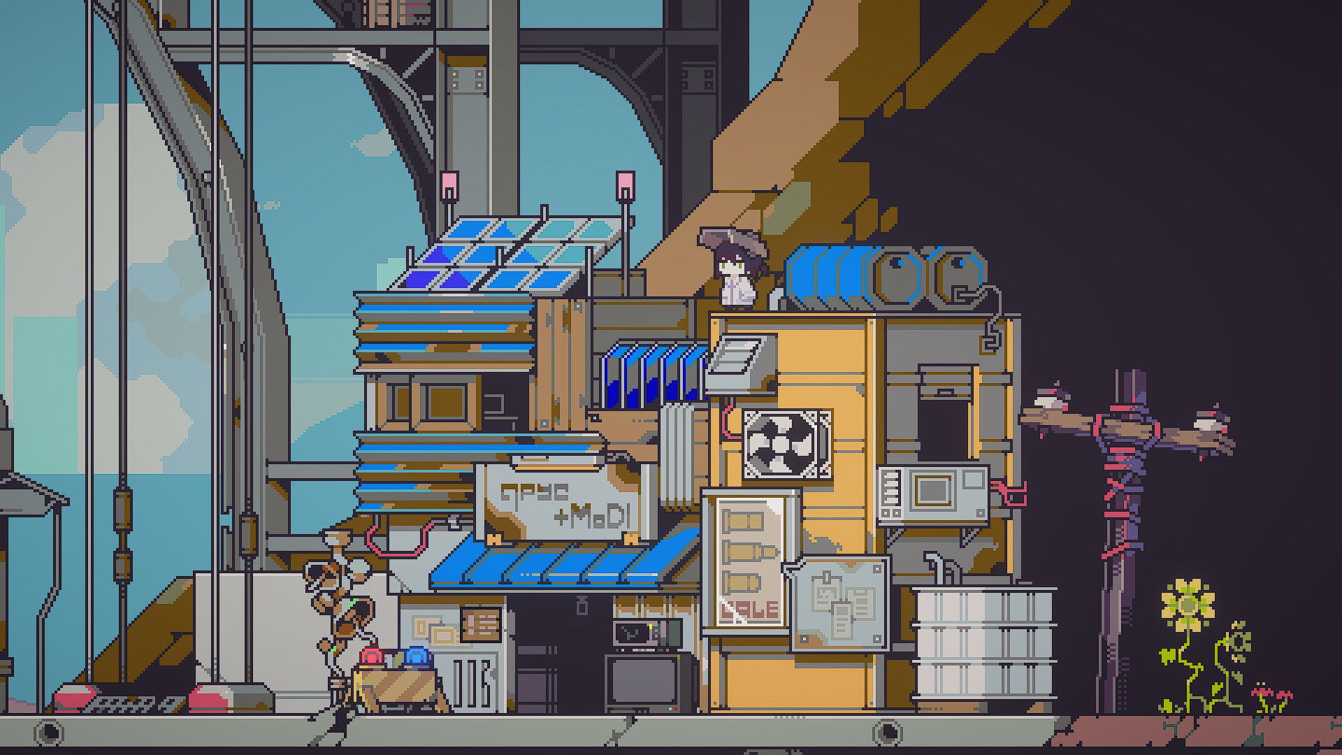 a post-apocalyptic outpost in doloc town.