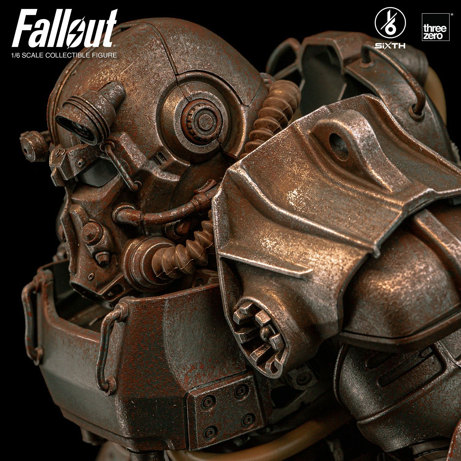 Fallout T-60 Rust پاوەر ئارمۆر ThreeZero 4