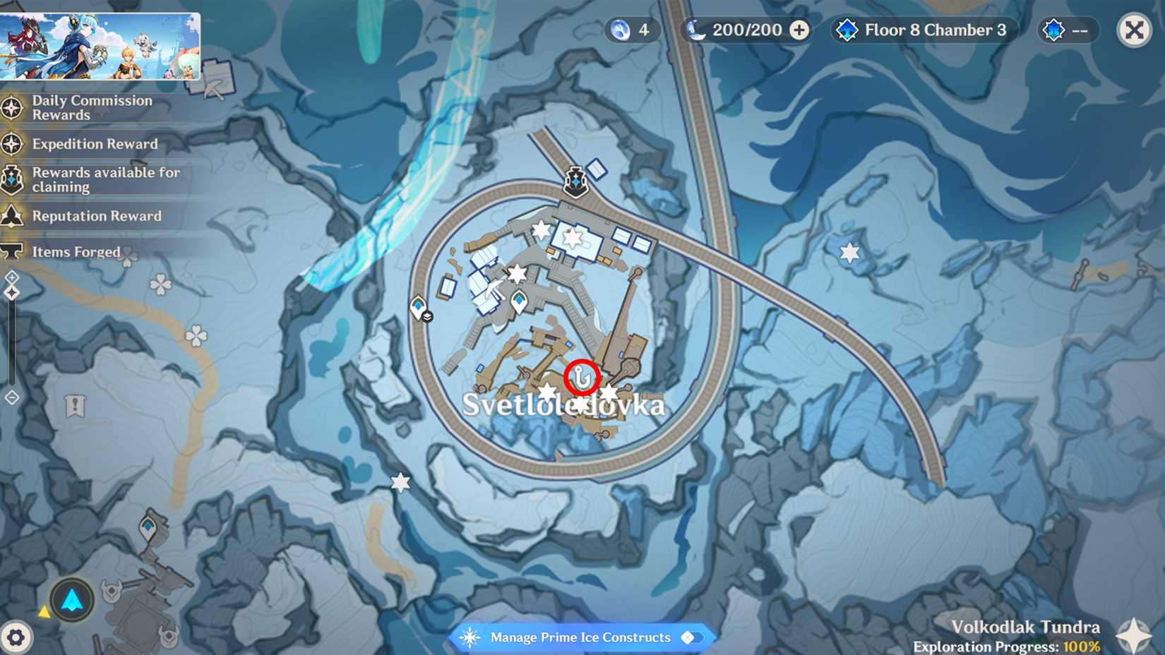 Fellfrost Shadow Realm Treasure Vault Location In Genshin Impact