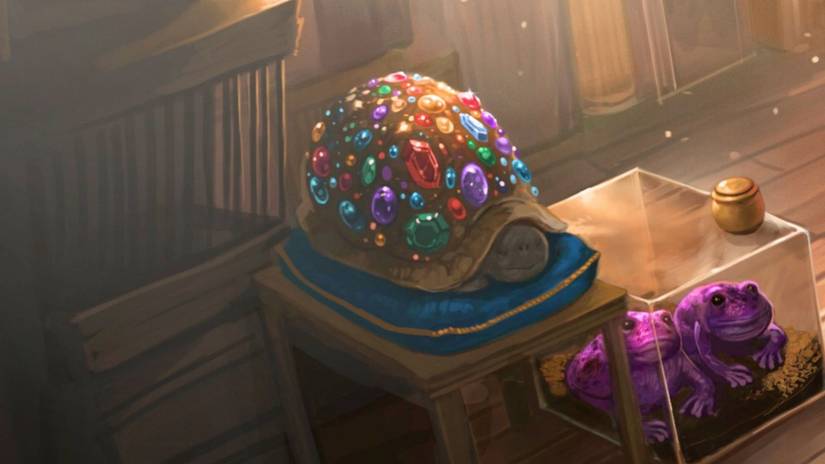 Illustration of a fire crab shell from Harry Potter