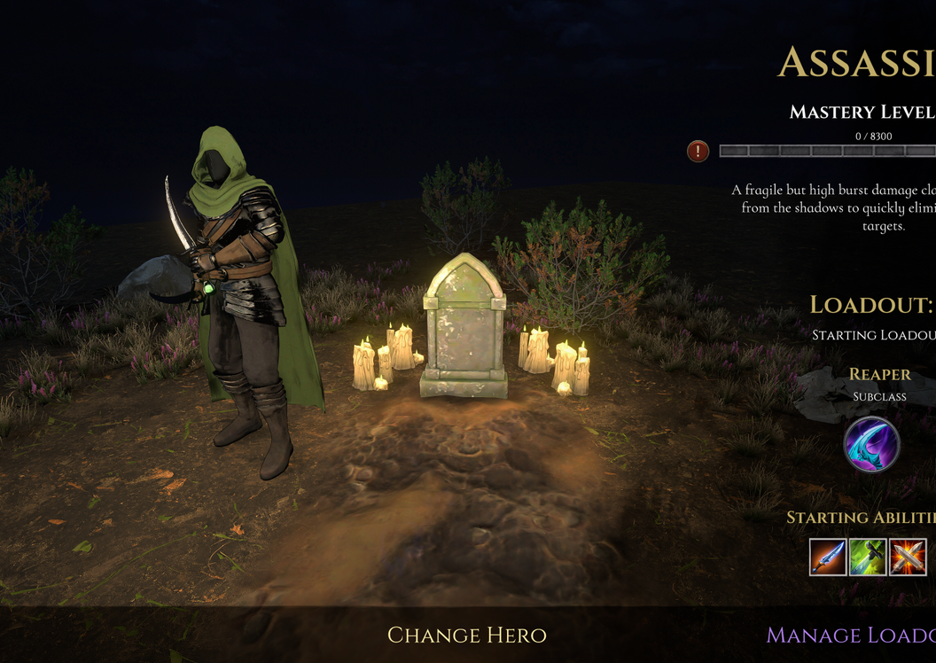 Forsworn Screenshot with assassin from media kit