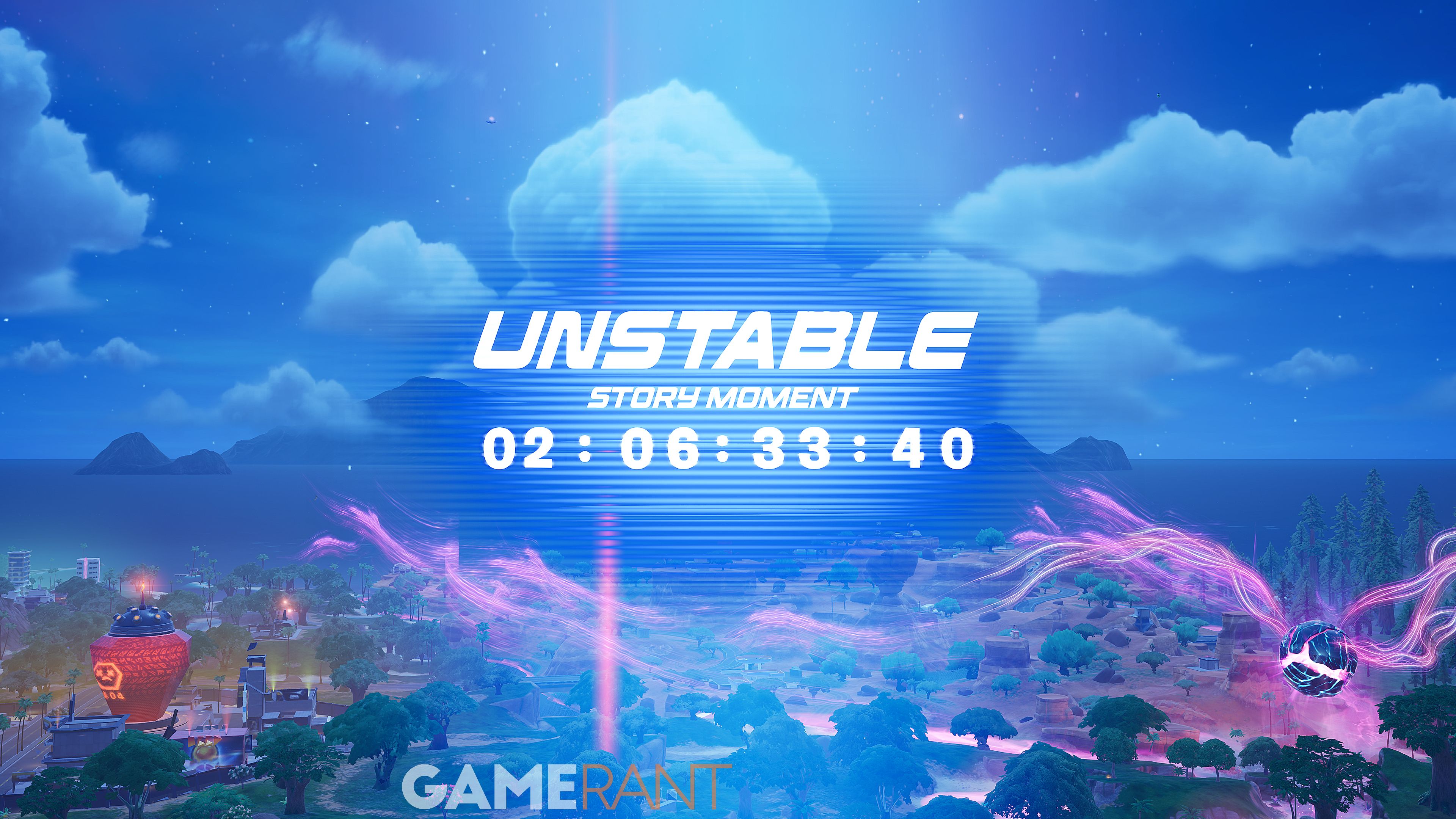 What is the Fortnite Unstable Countdown Timer For? (End of Season Event)