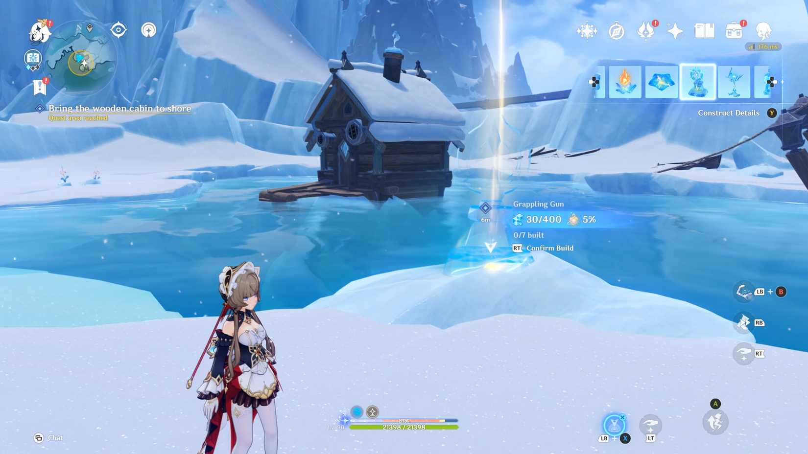 genshin-impact-ever-beneath-the-waves-quest-how-to-bring-the-wooden-cabin-to-shore - grappling gun 1