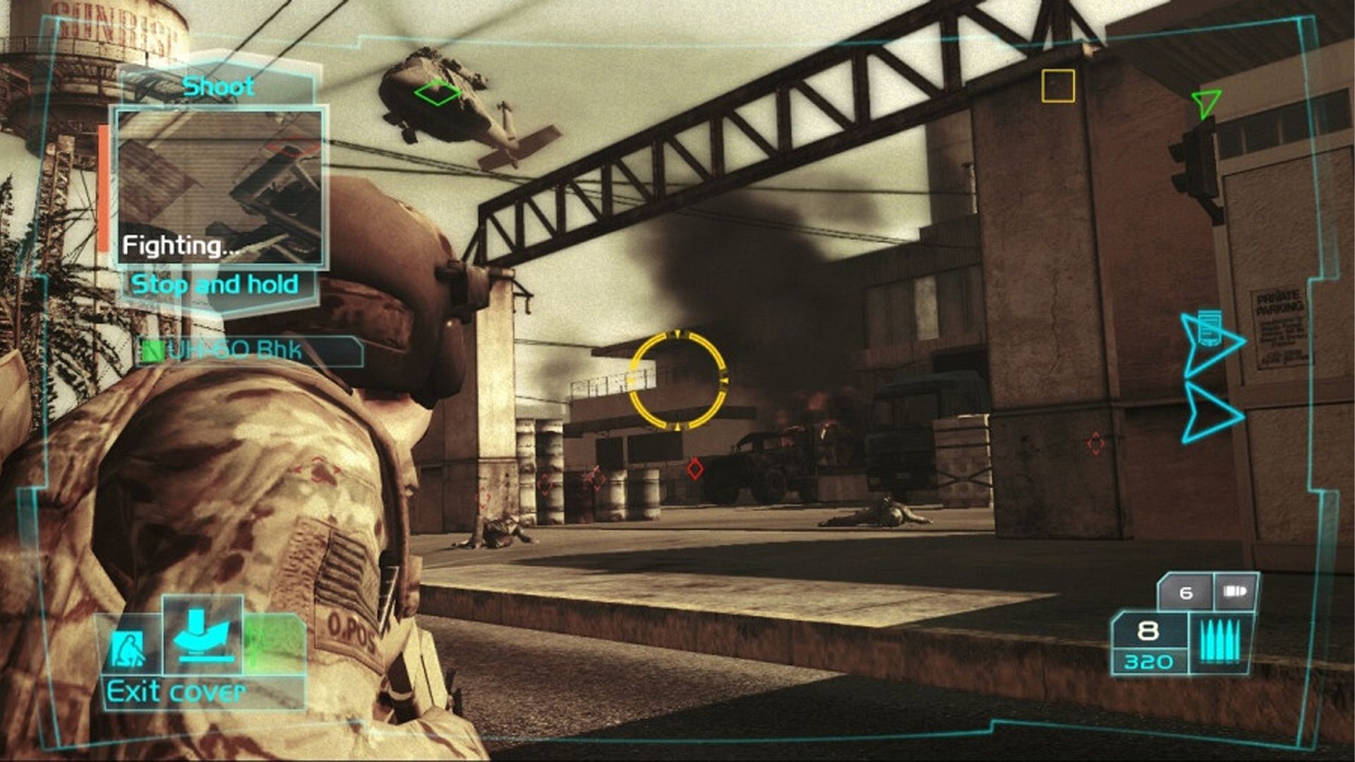 Ghost Recon Advanced Warfighter third person camera