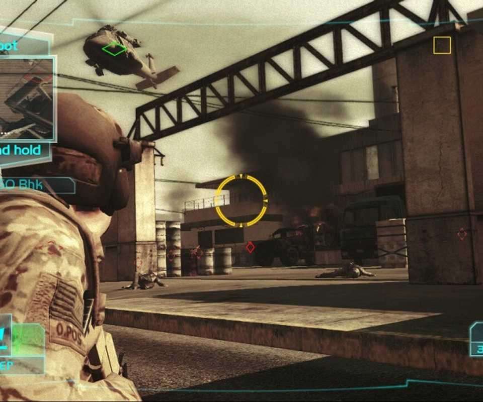 Ghost Recon Advanced Warfighter third person camera