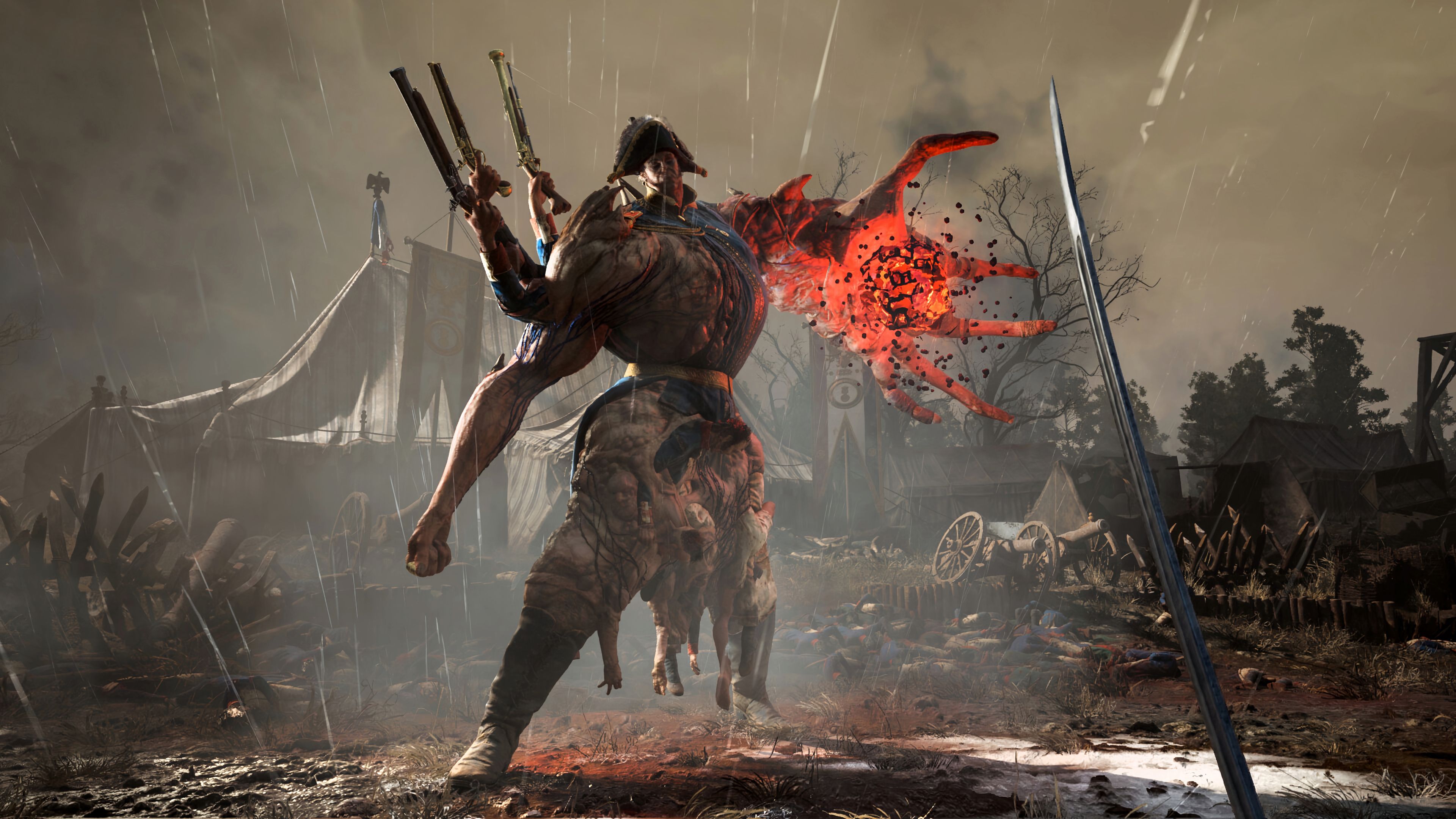 Giant monster attacking the player in Valor Mortis