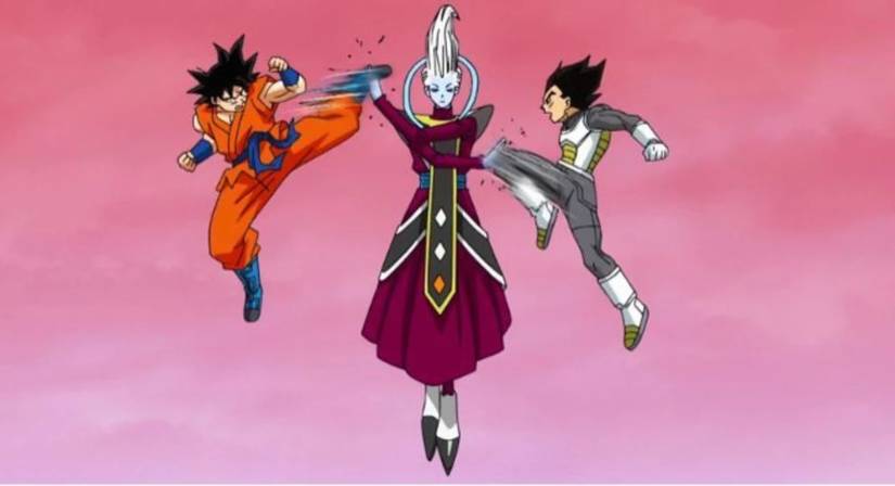 Goku and Whis vs Whis