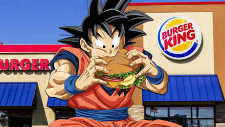 Goku at Burger King