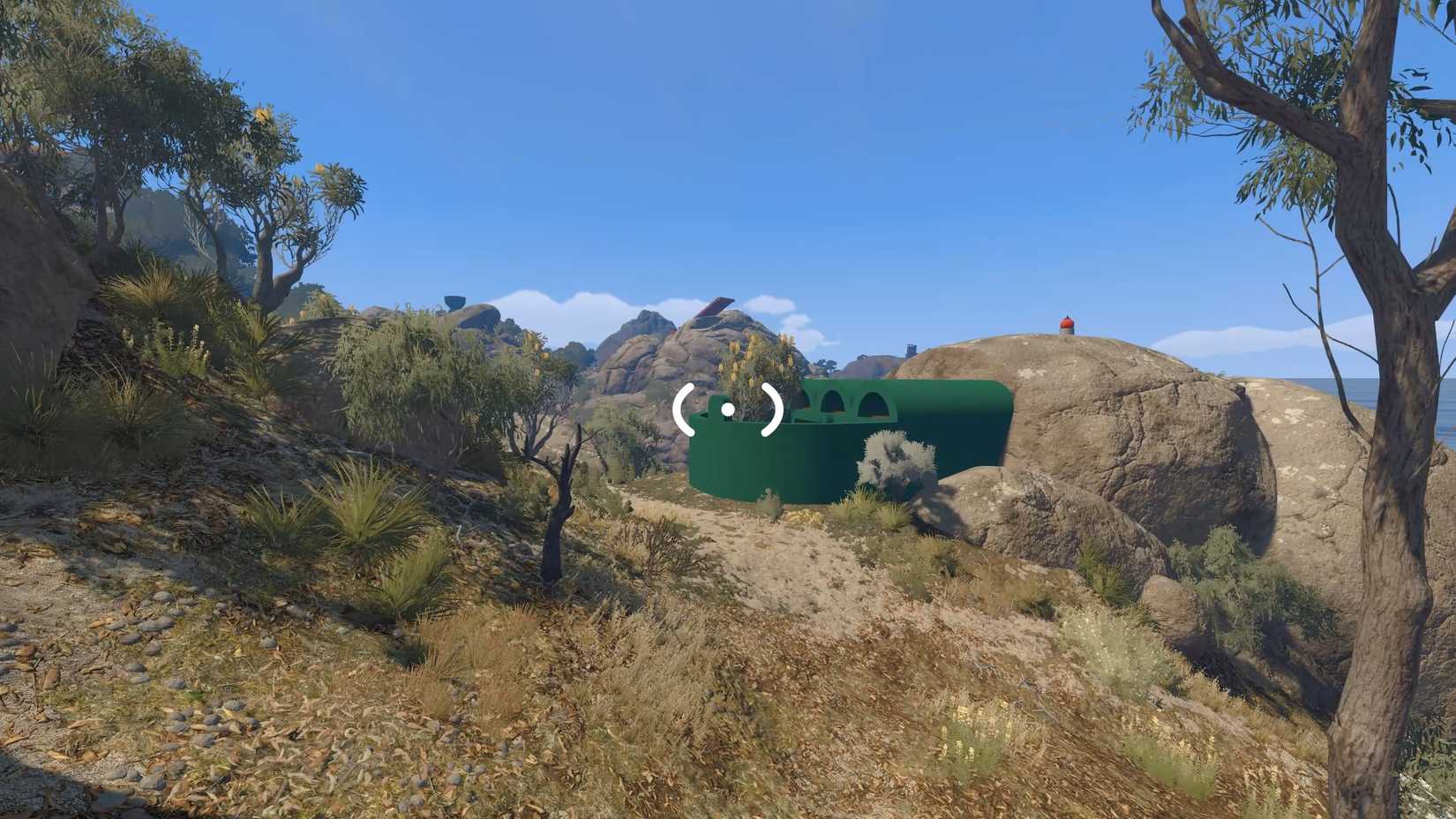 Green Button Room Puzzle Big Walk 1