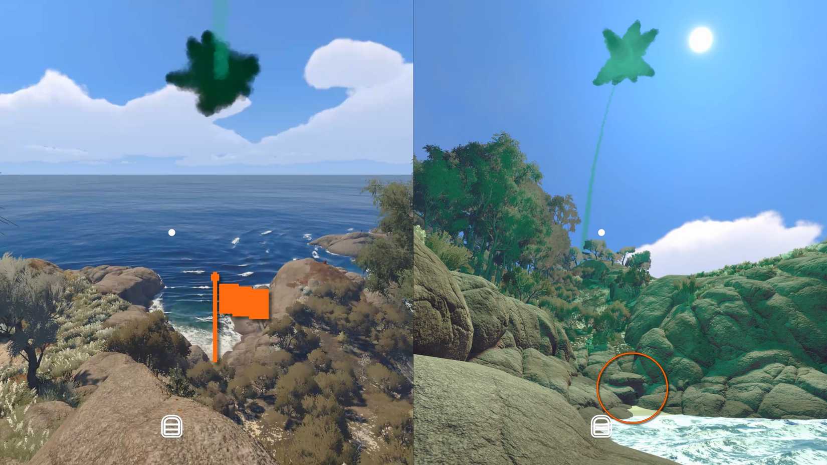 Green Flare Destination Puzzle Big Walk