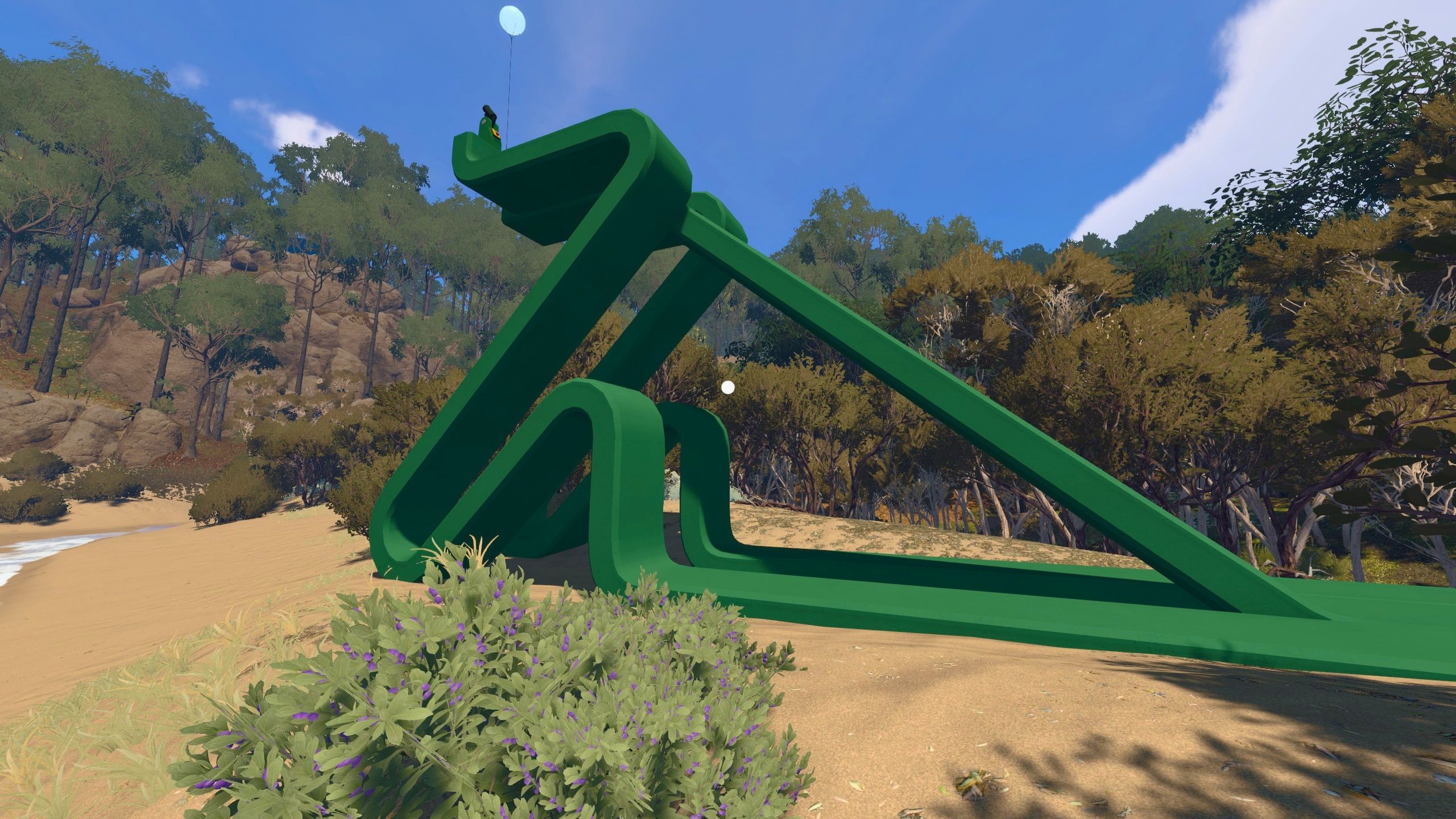 Big Walk: Green Flare Puzzle Solution (Blue Tower)