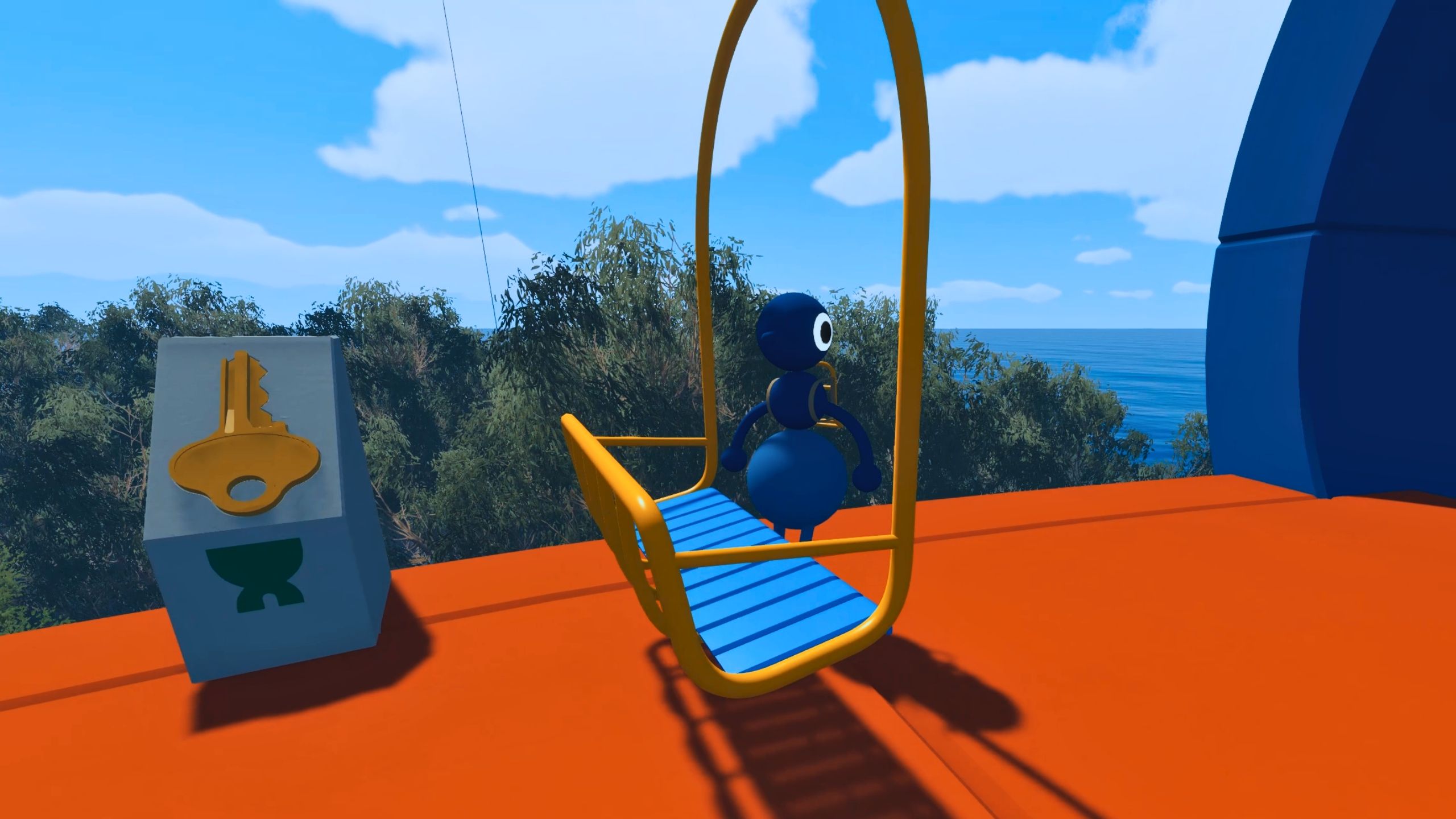 Big Walk Green Tower Solution & Unlock Chairlift (Big Sit Trophy)