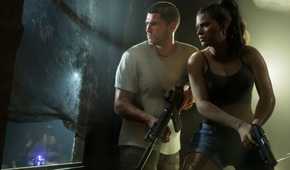 Cara GTA 6 Menangani Uang yang Seharusnya Ditiru Game Open-World Lain 26 gta 6 co-protagonists jason and lucia equipped with guns and preparing to ambush enemies.