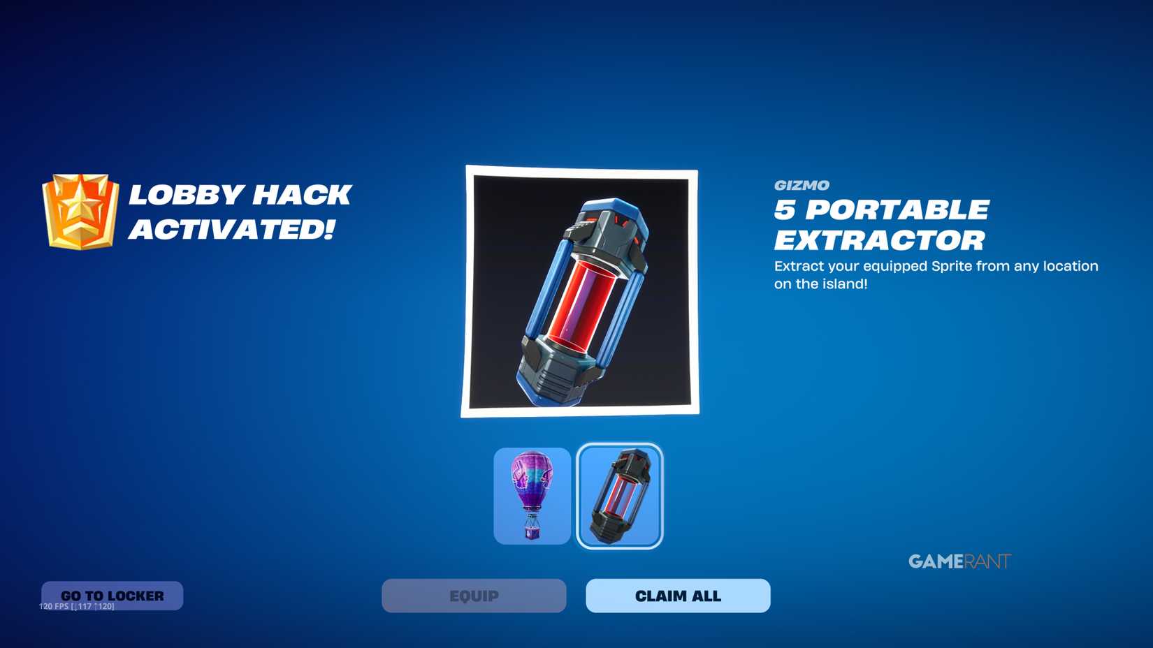 how to get Portable Extractors in Fortnite - 2
