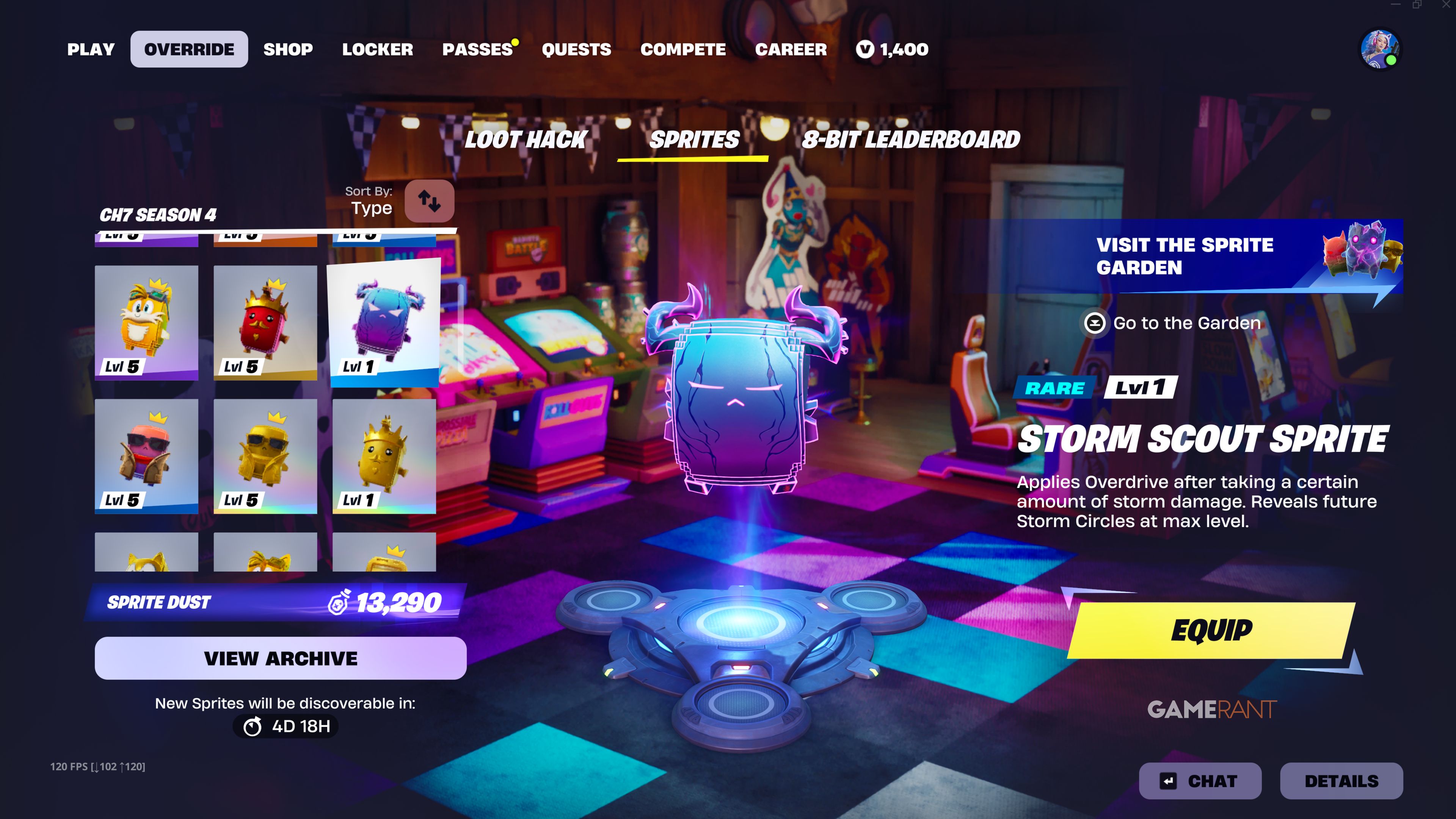 Storm Scout Sprite Location & Effect in Fortnite