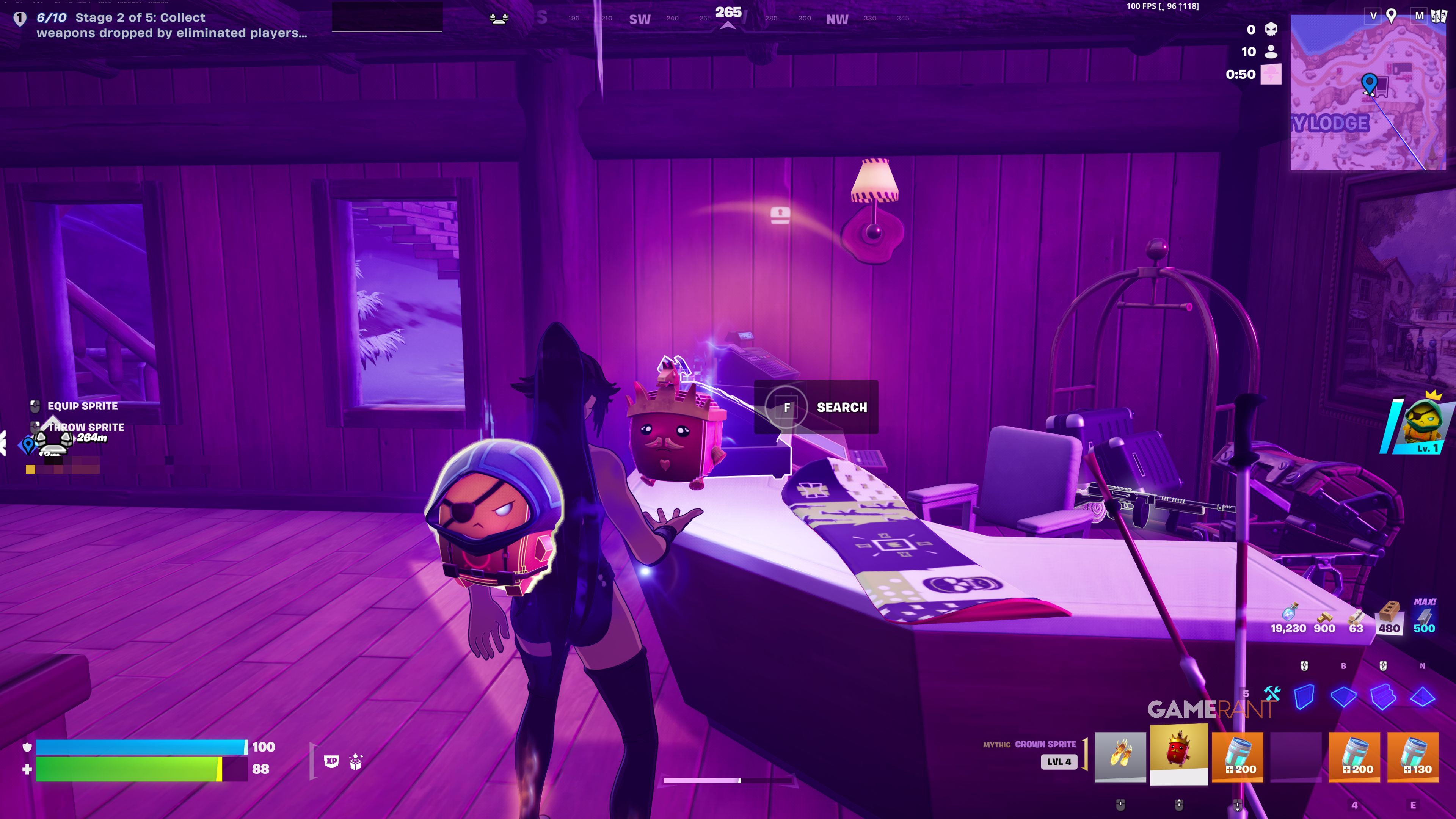 چۆن ئاستی کراون سپرایت بەرز بکەینەوە بەبێ بردنەوە - Fortnite - 3