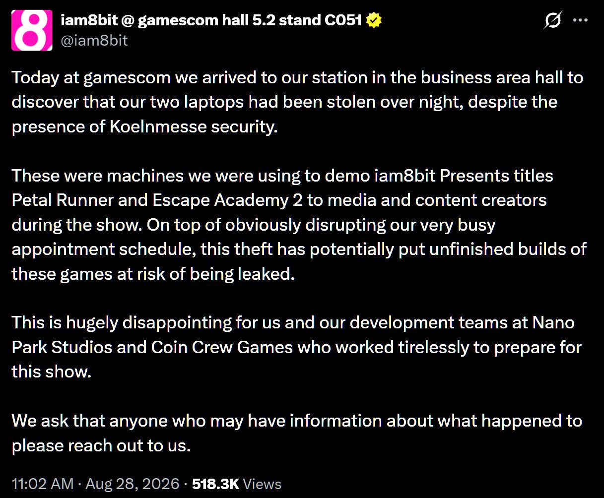 iam8bit-theft-gamescom