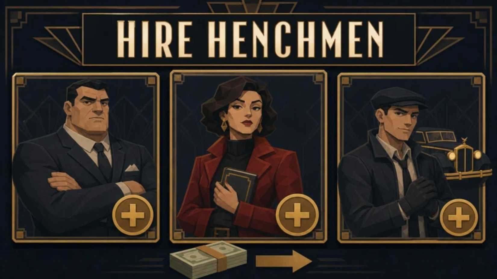 Idle Mafia Game characters