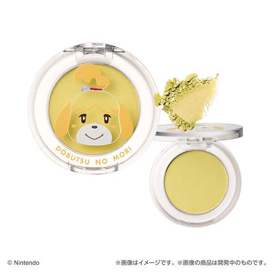 isabelle-yellow-animal-crossing-makeup