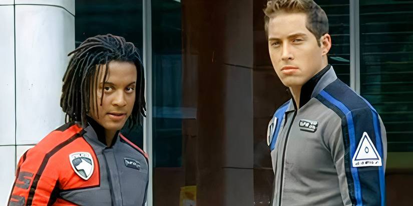 Jack and Sky in Power Rangers