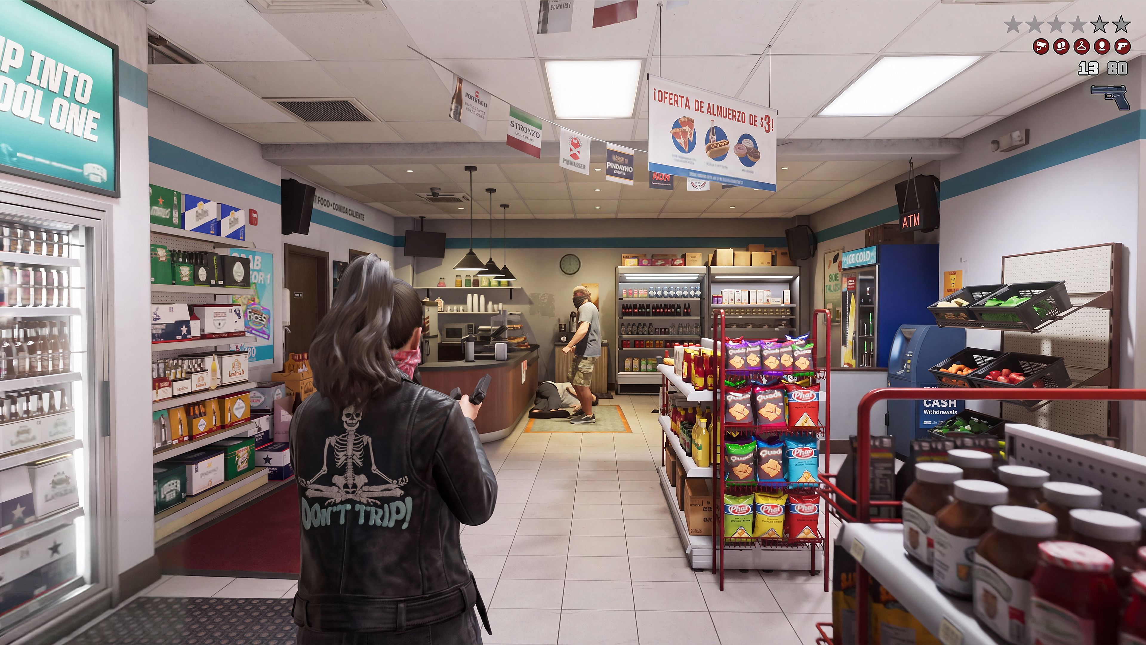 Jason and Lucia robbing a convenience store in GTA 6