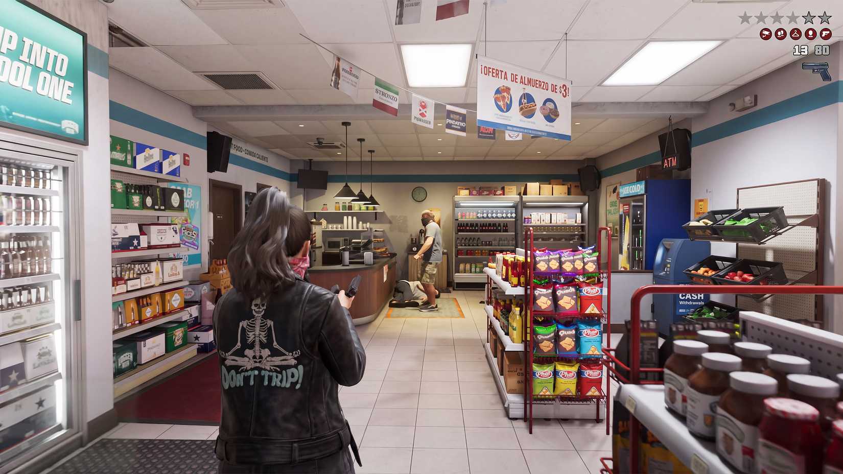 Jason and Lucia robbing a convenience store in GTA 6