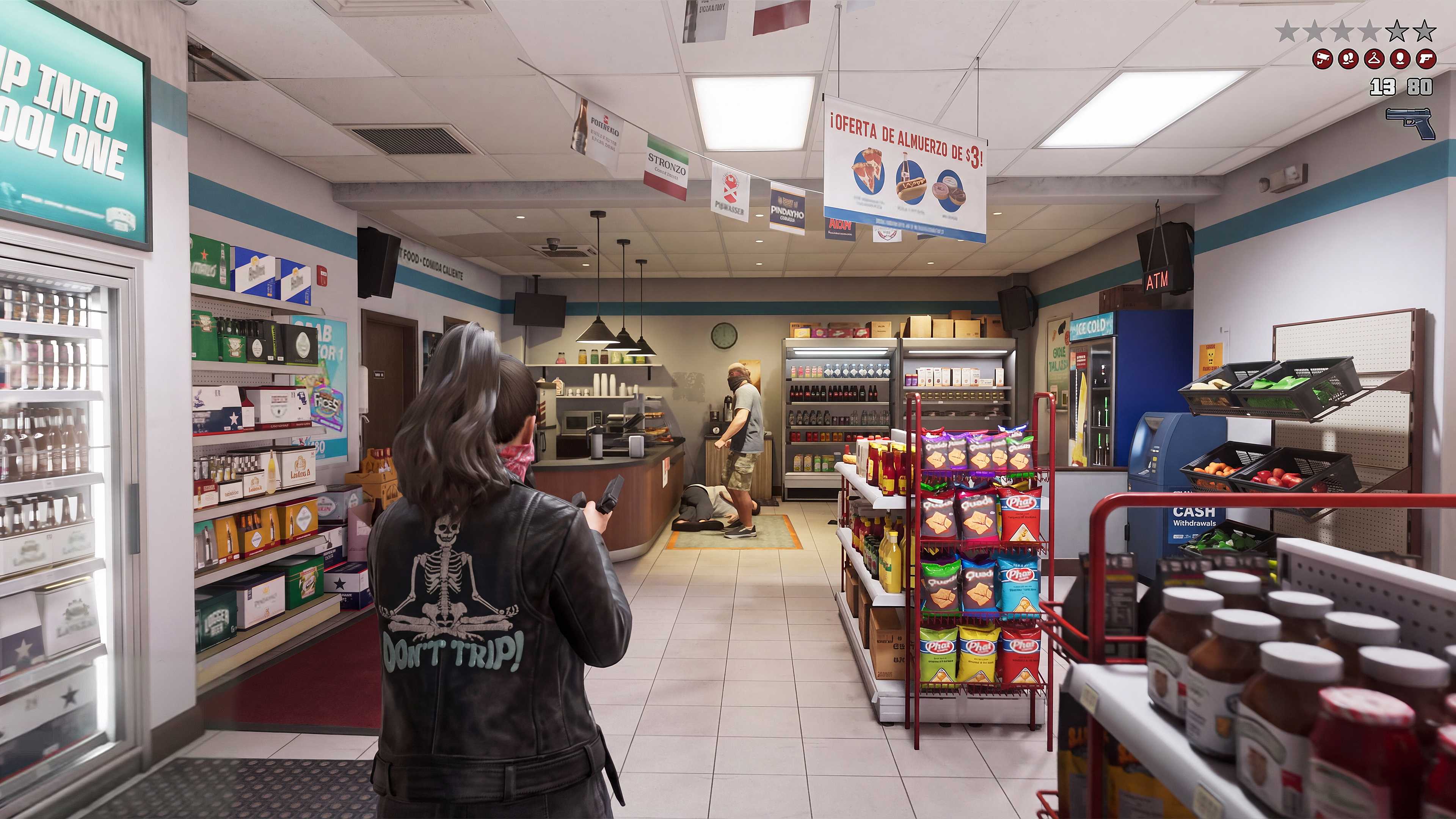 Jason and Lucia robbing a convenience store in GTA 6