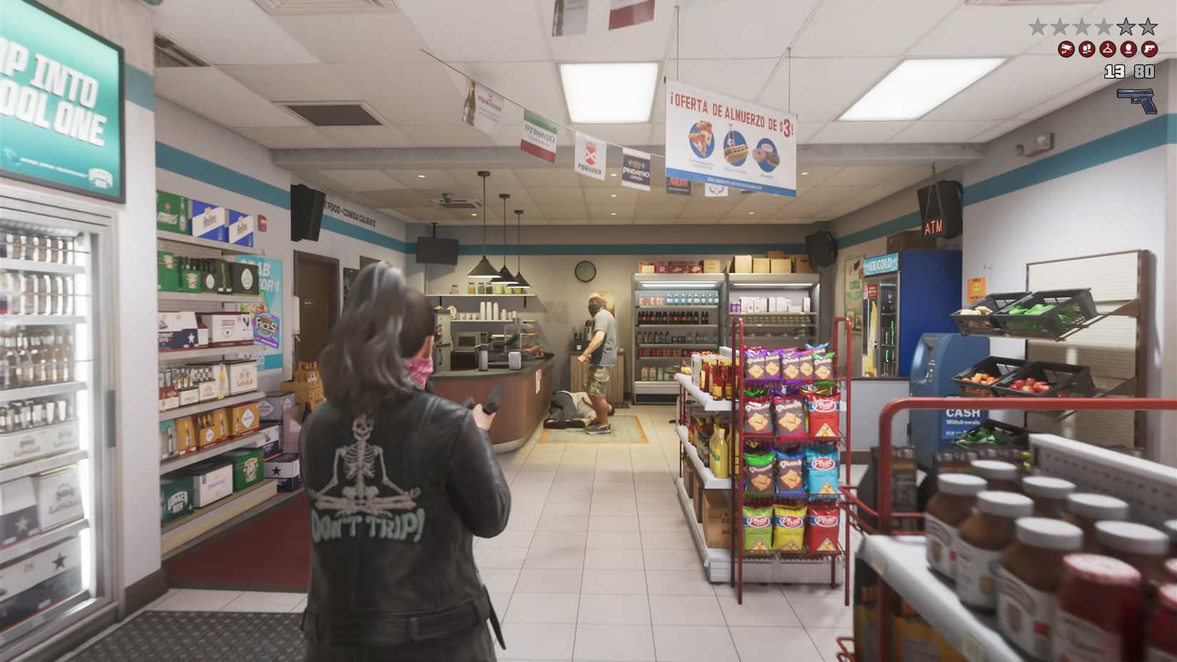 Jason and Lucia robbing a convenience store in GTA 6