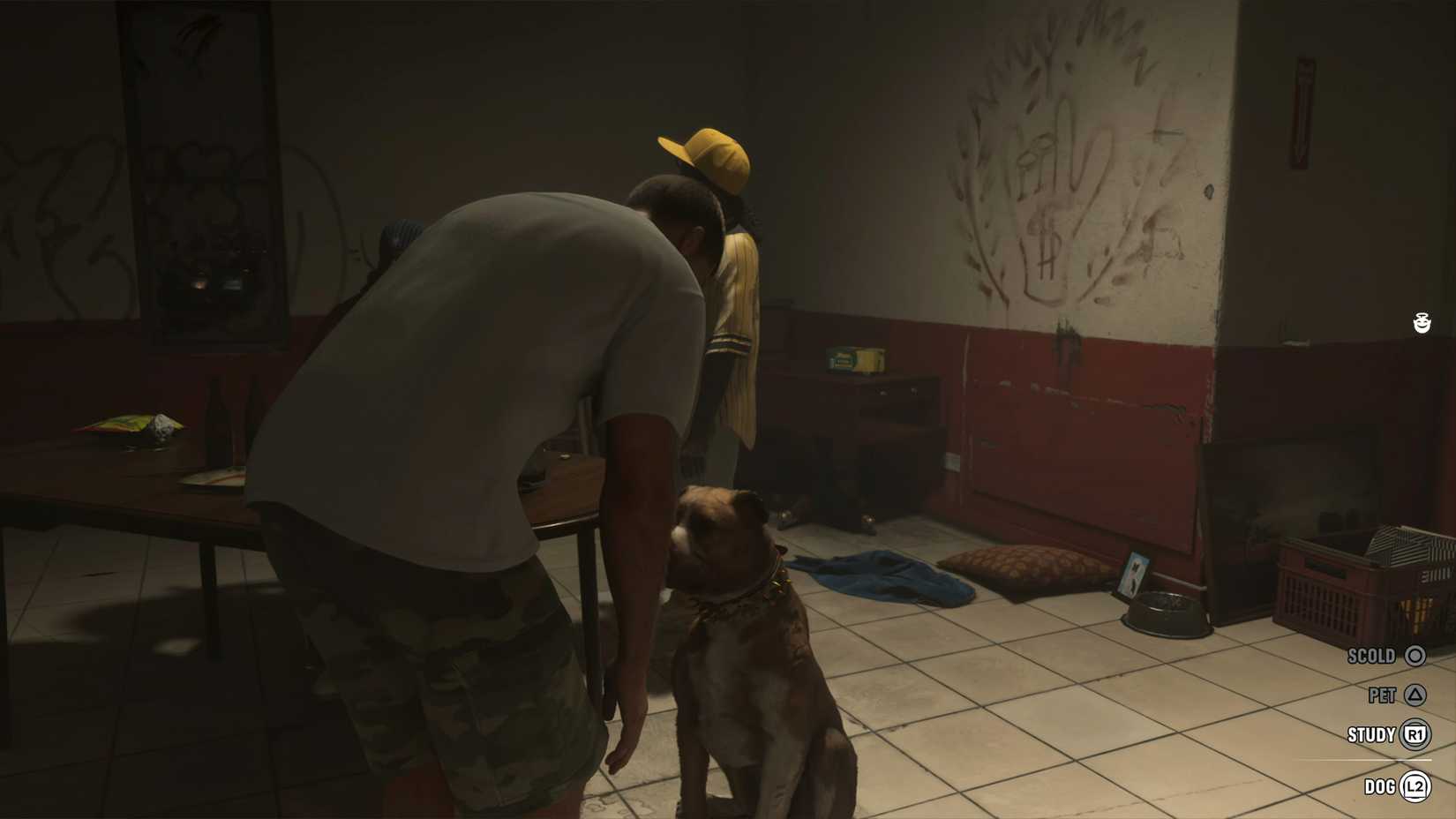 Jason petting a dog in GTA 6