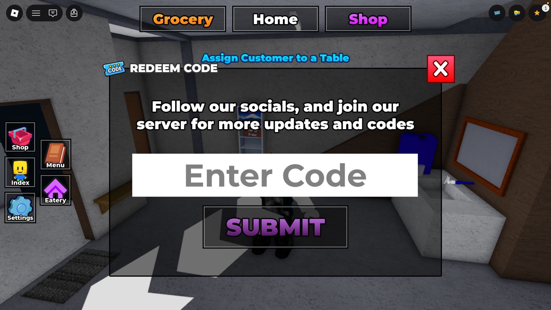 Karinderya the codes tab