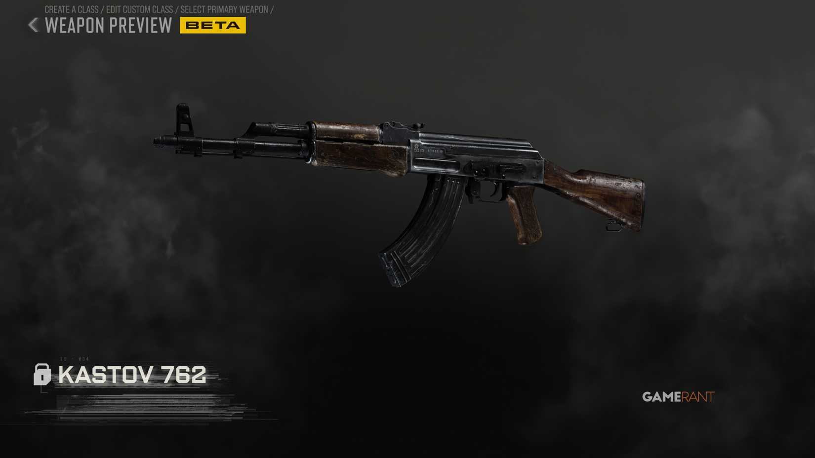Kastov 762 - MW4 Beta