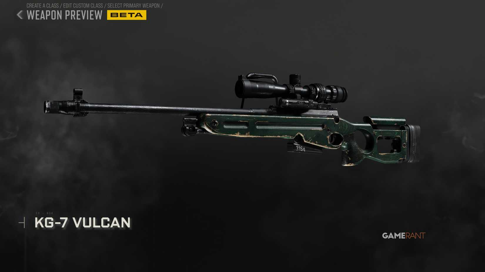 KG-7 Vulcan - MW4 Beta