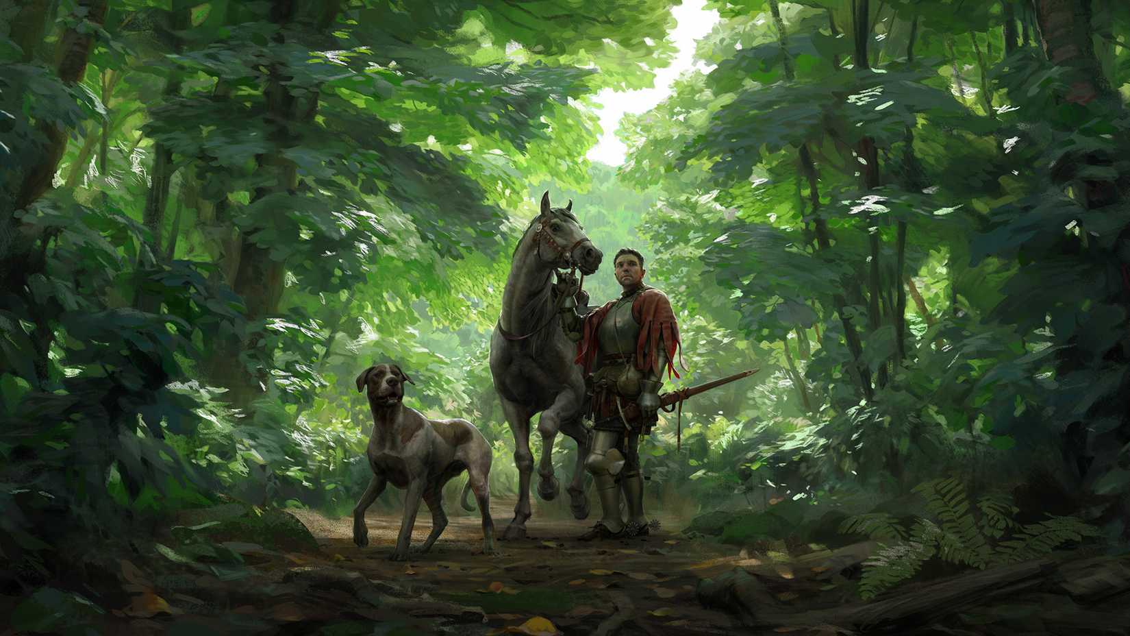 Henry in forest