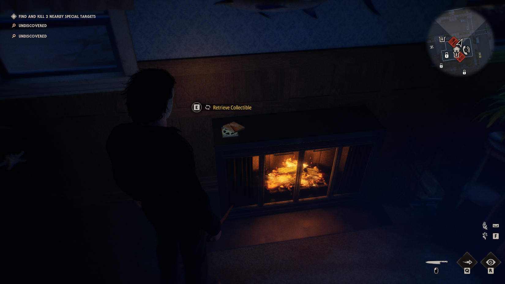 Lokasi Catatan Loomis Chapter 2 - Halloween: The Game 13 loomis log on fireplace ch 2 halloween