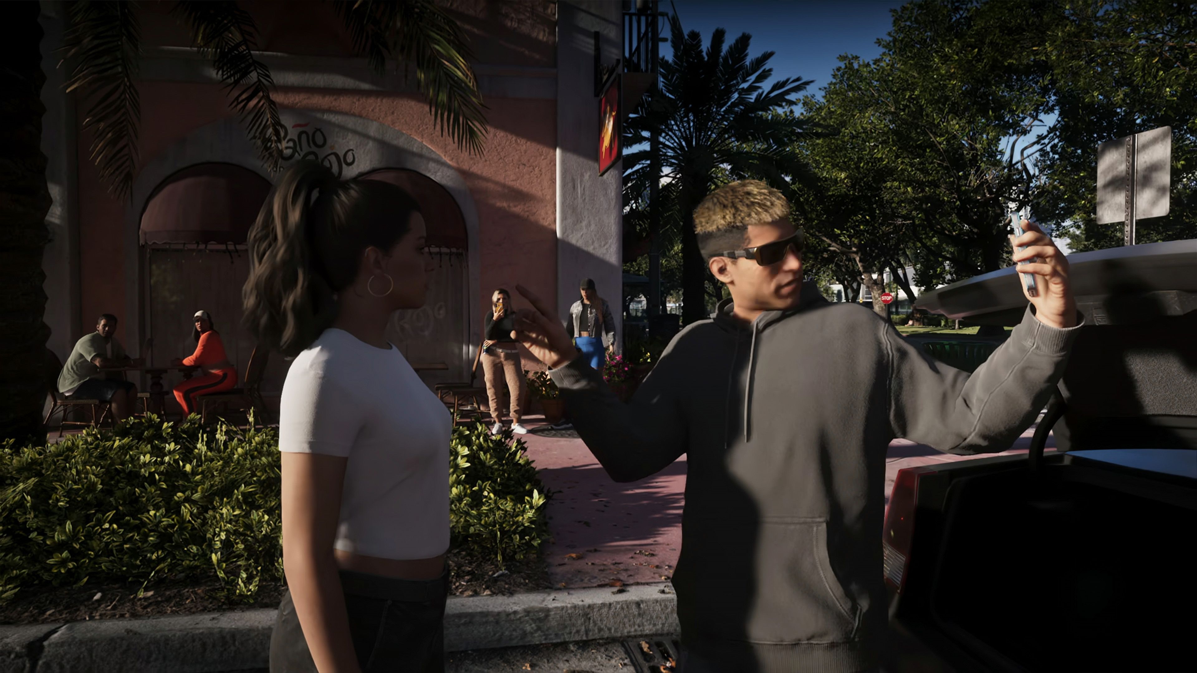 Lucia with influencer in GTA 6