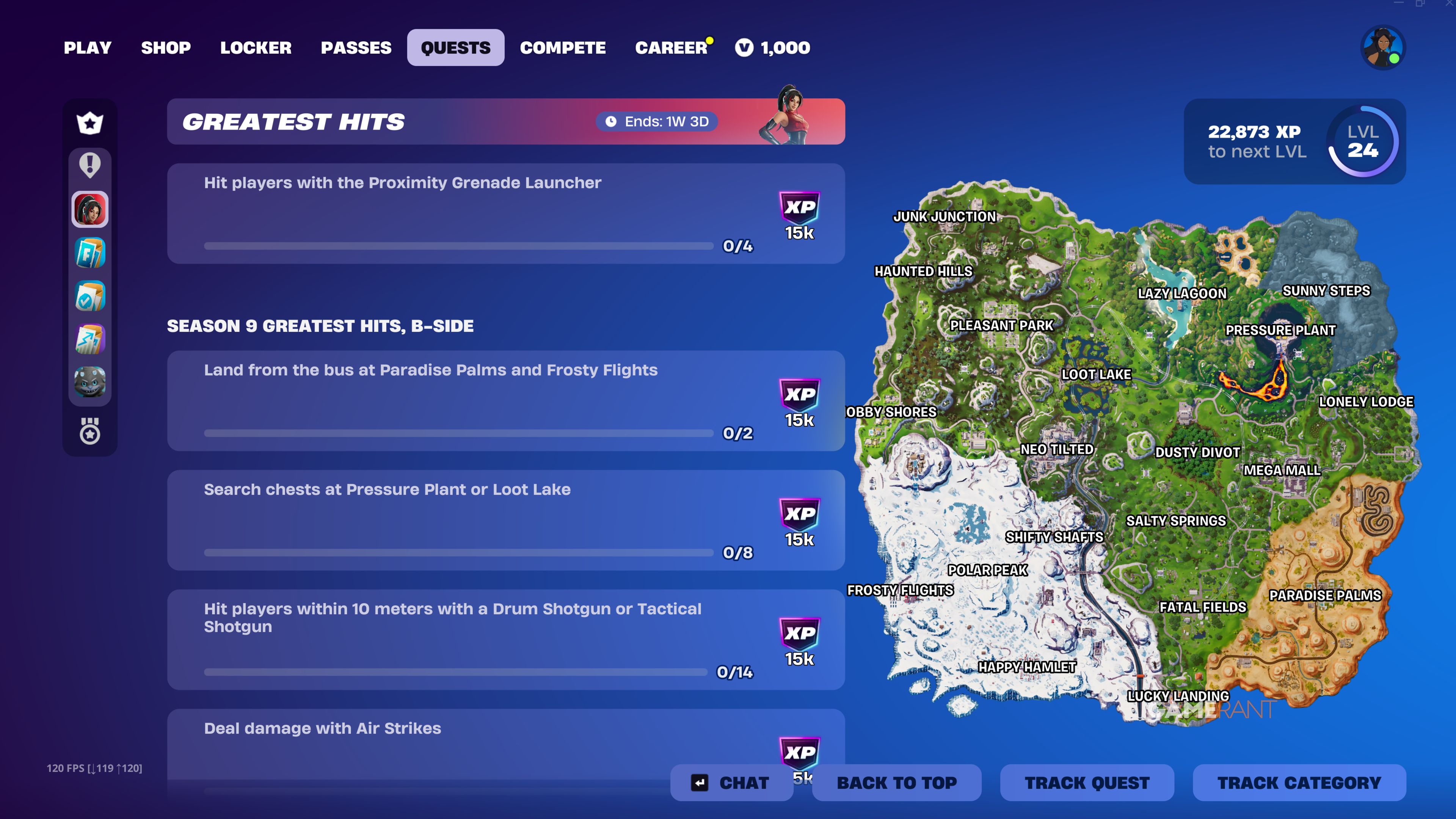Method #1 Earn XP Through Quests - Fortnite - 2