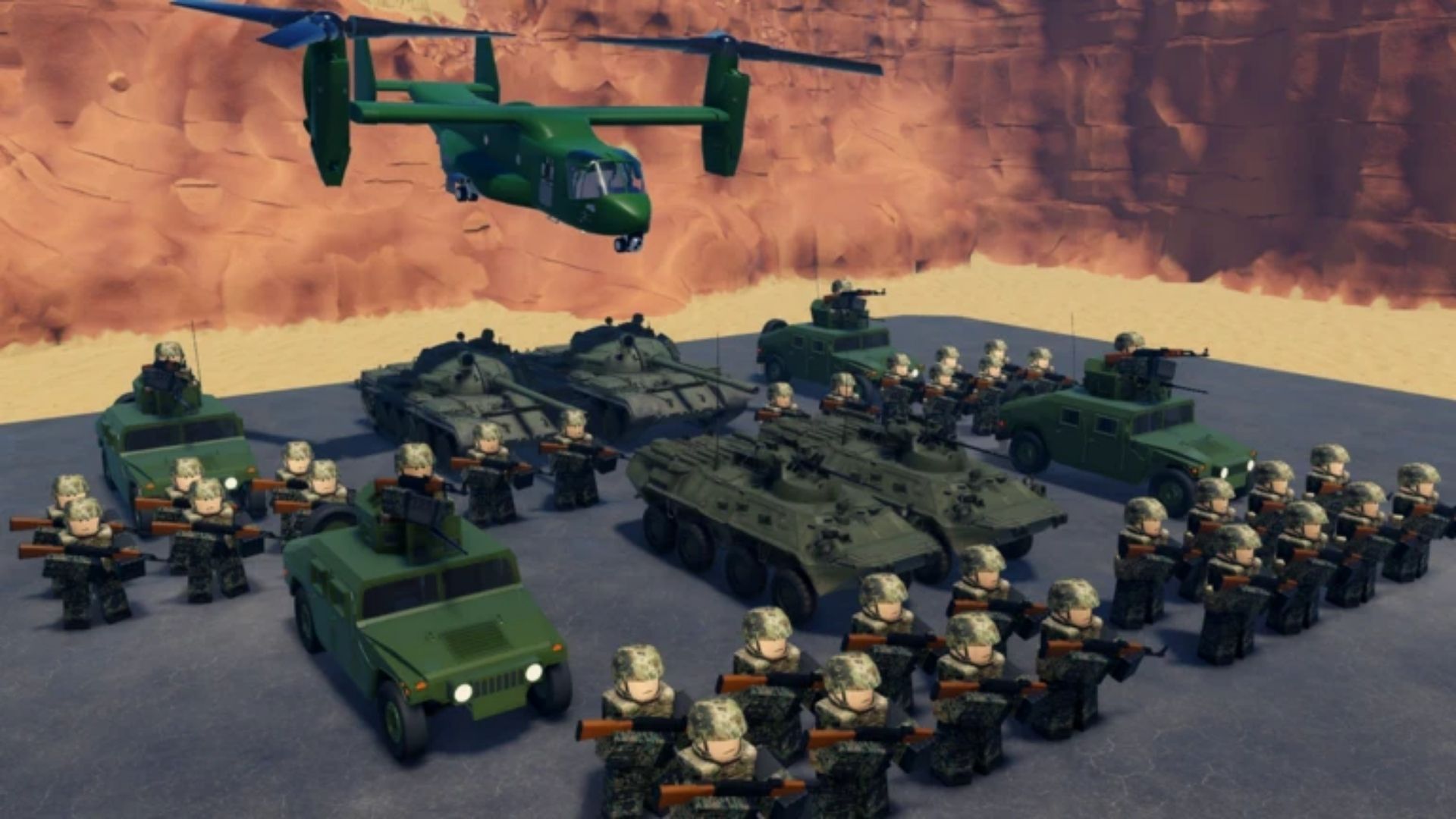 Military Army Tycoon characters