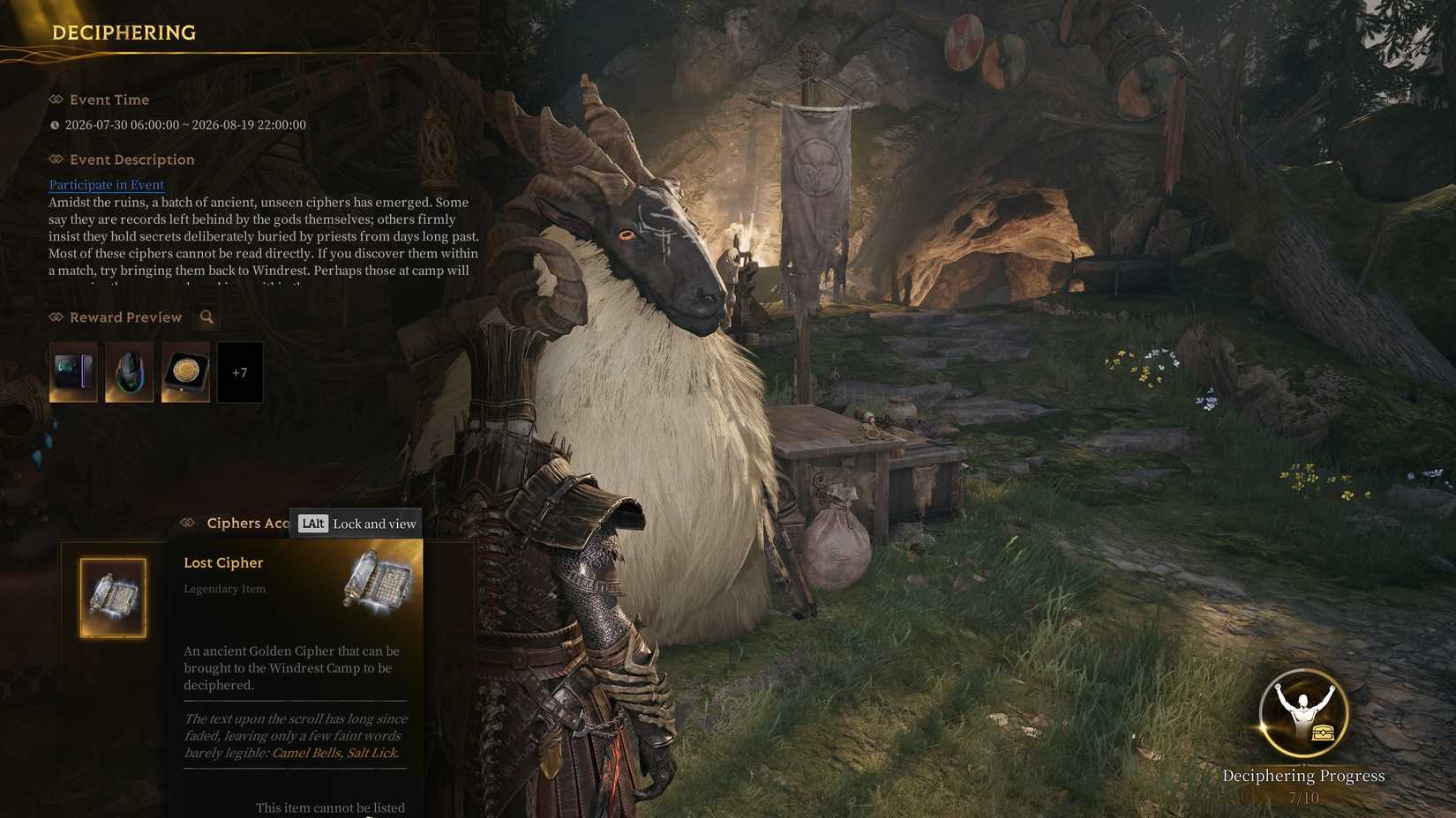 Mistfall Hunter Decipher Cipher