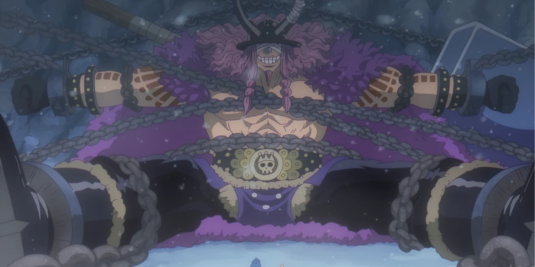 Loki the Accursed Prince meets with Shamrock and Gunko in One Piece.