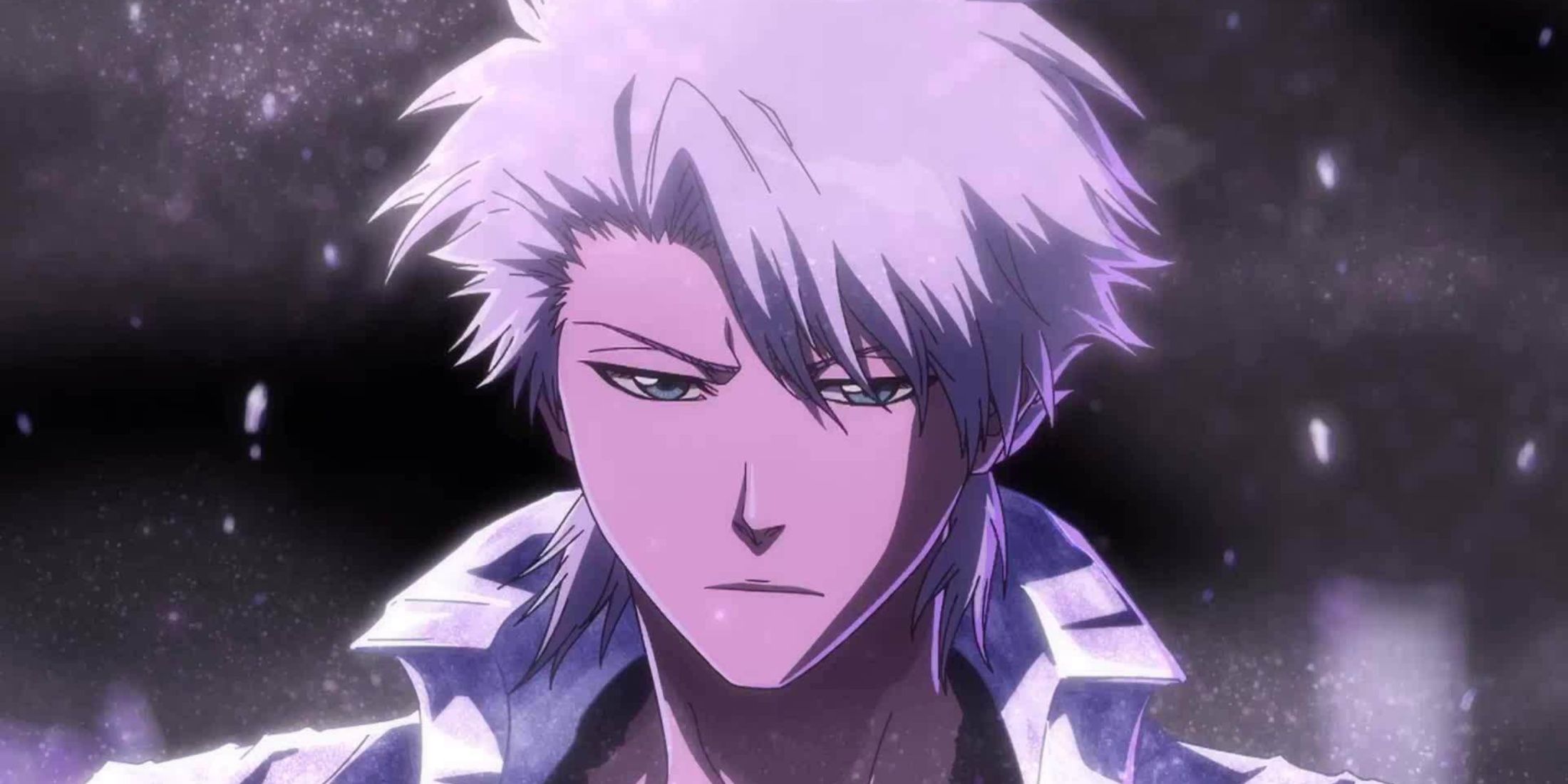 Toshiro hitsugaya is his adult form after the complete Daiguren Hyōrinmaru is released in Bleach: The Thousand-Year Blood War.