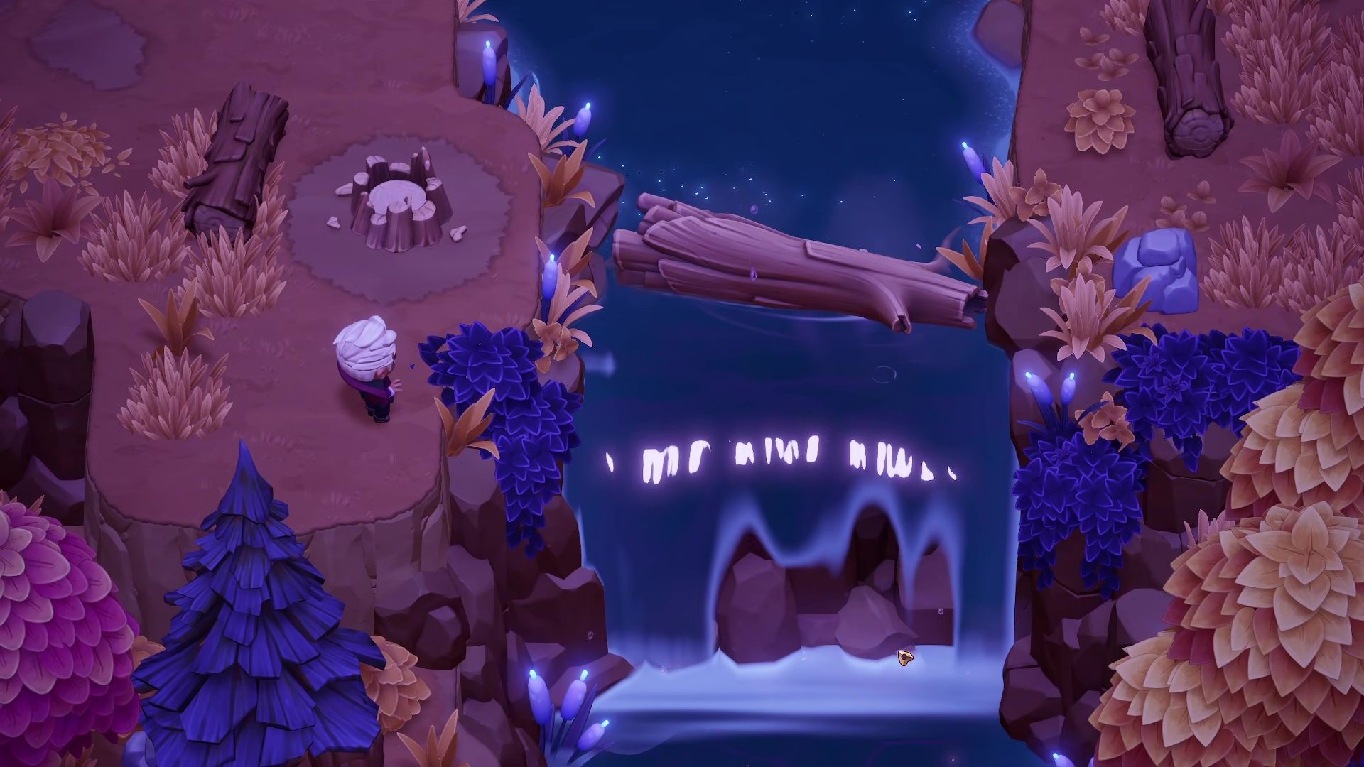 How to Lift the Fallen Tree in Moonlight Peaks (The Mysterious Bay)