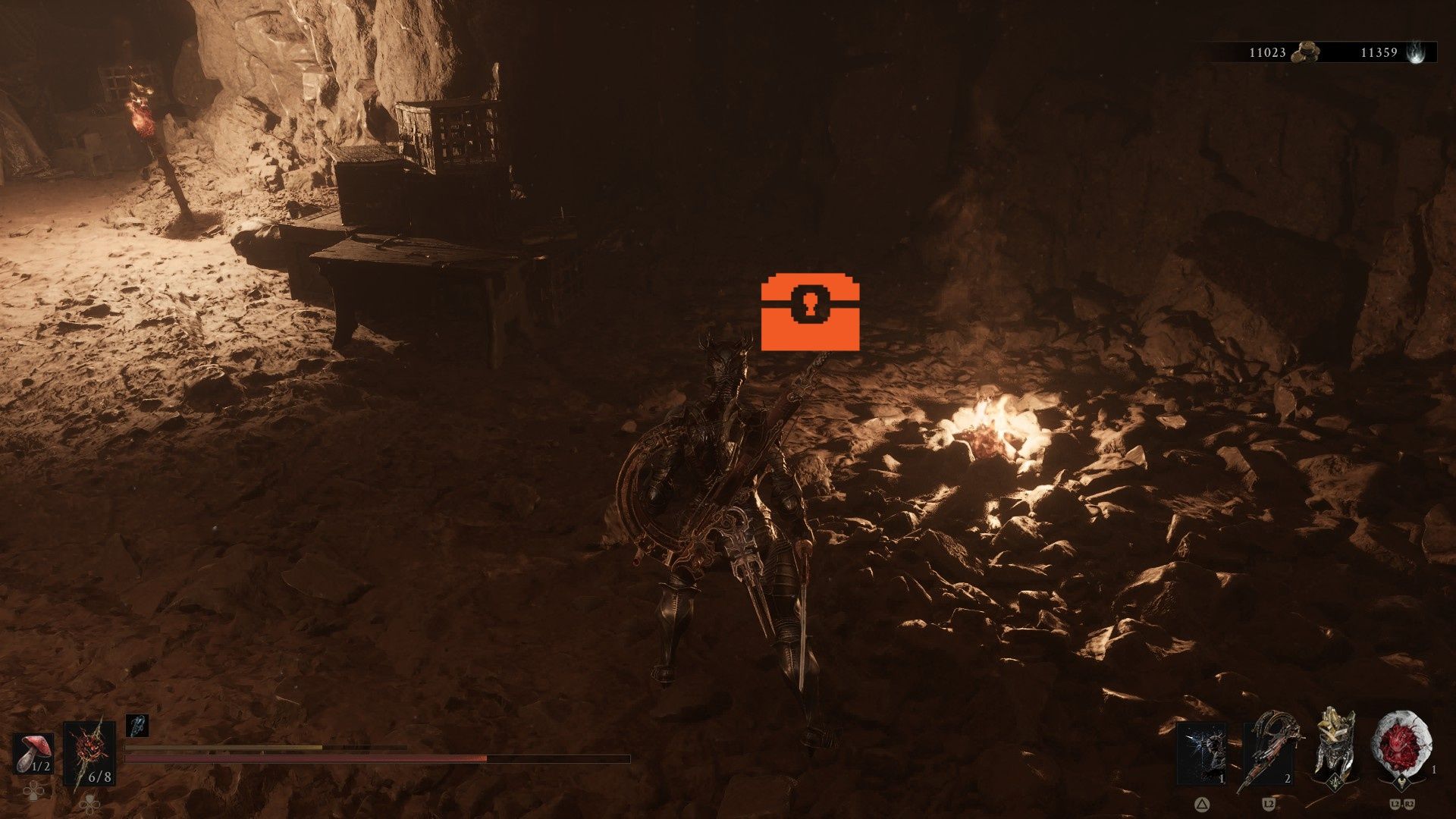 Mortal Shell 2 Coward's Retreat weapons chest