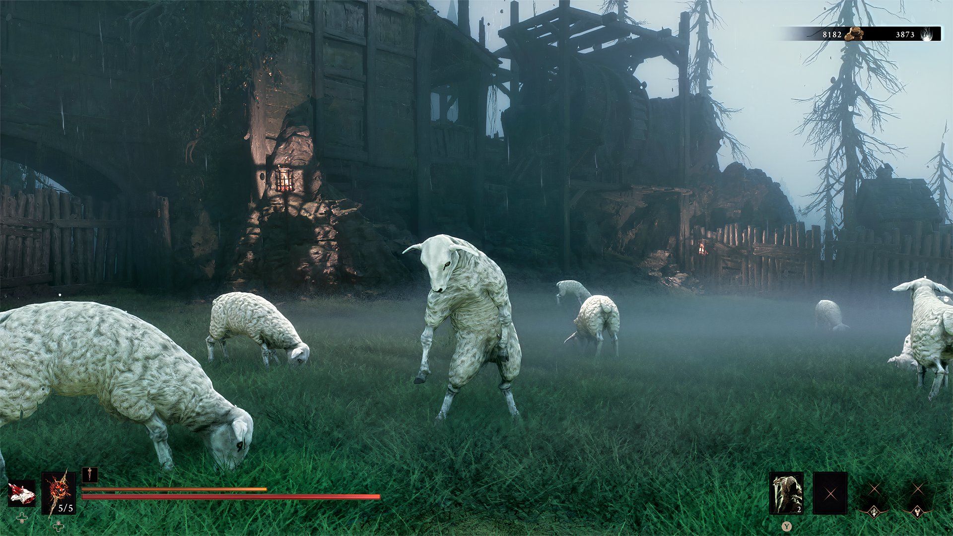 Mortal Shell 2 harbinger transformed into sheep