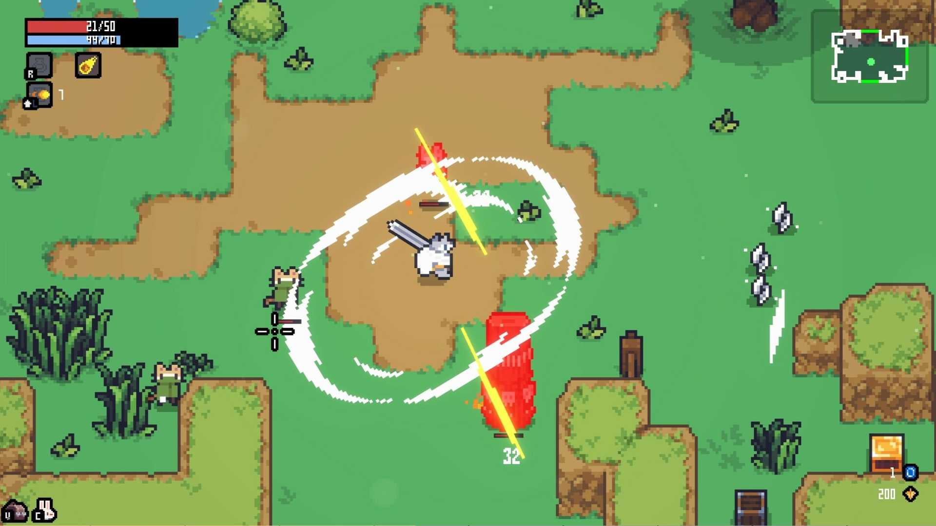 a sephiria character fighting enemies with a long sword.