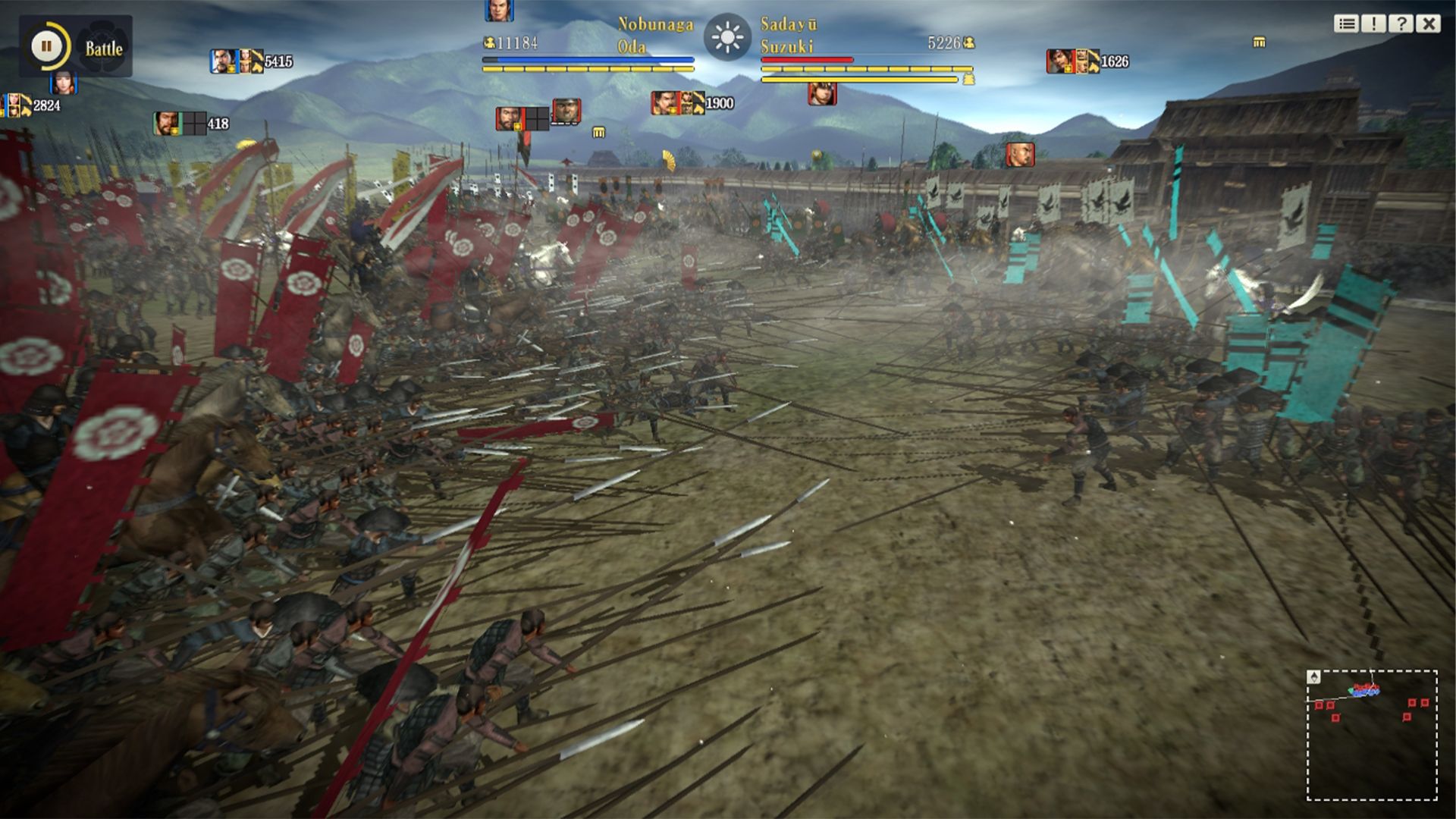 nobunaga's ambition sphere of influence battle