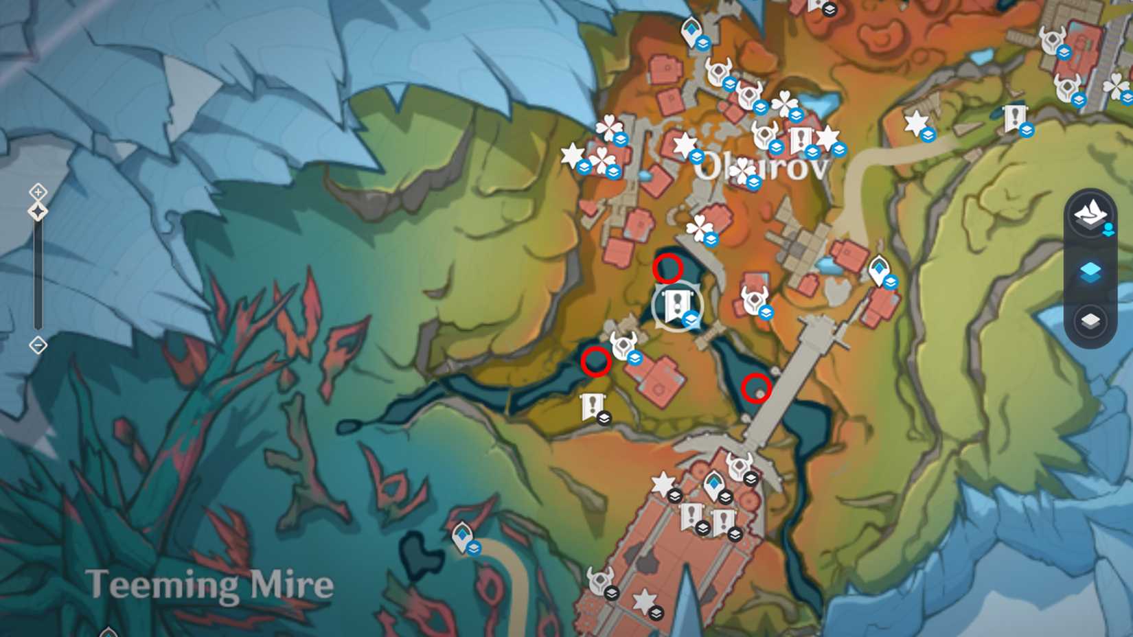 Okurov Seelie location in Genshin Impact