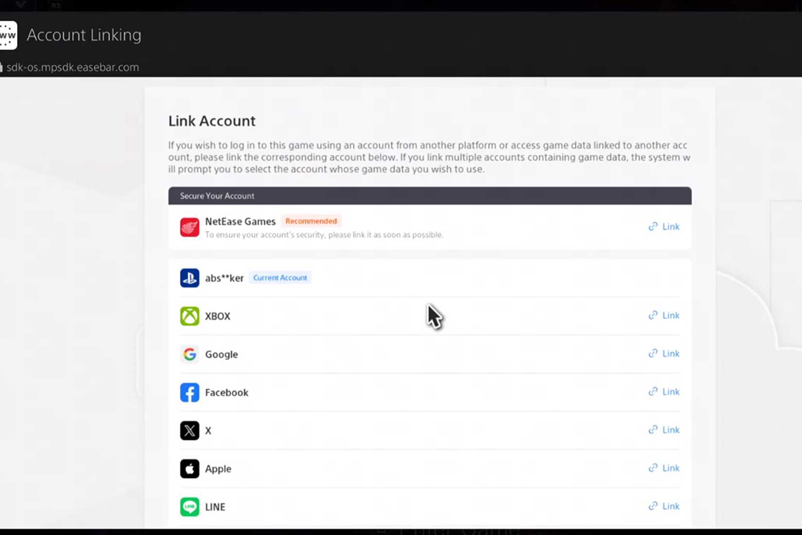 Once Human Account linking