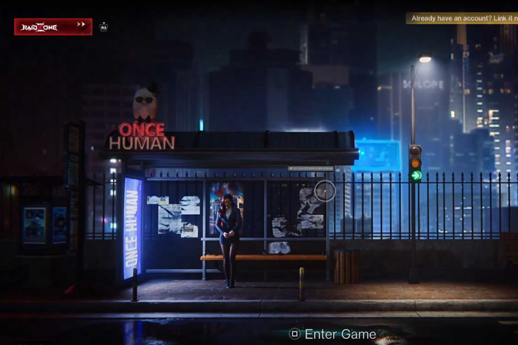 Once Human Main Menu