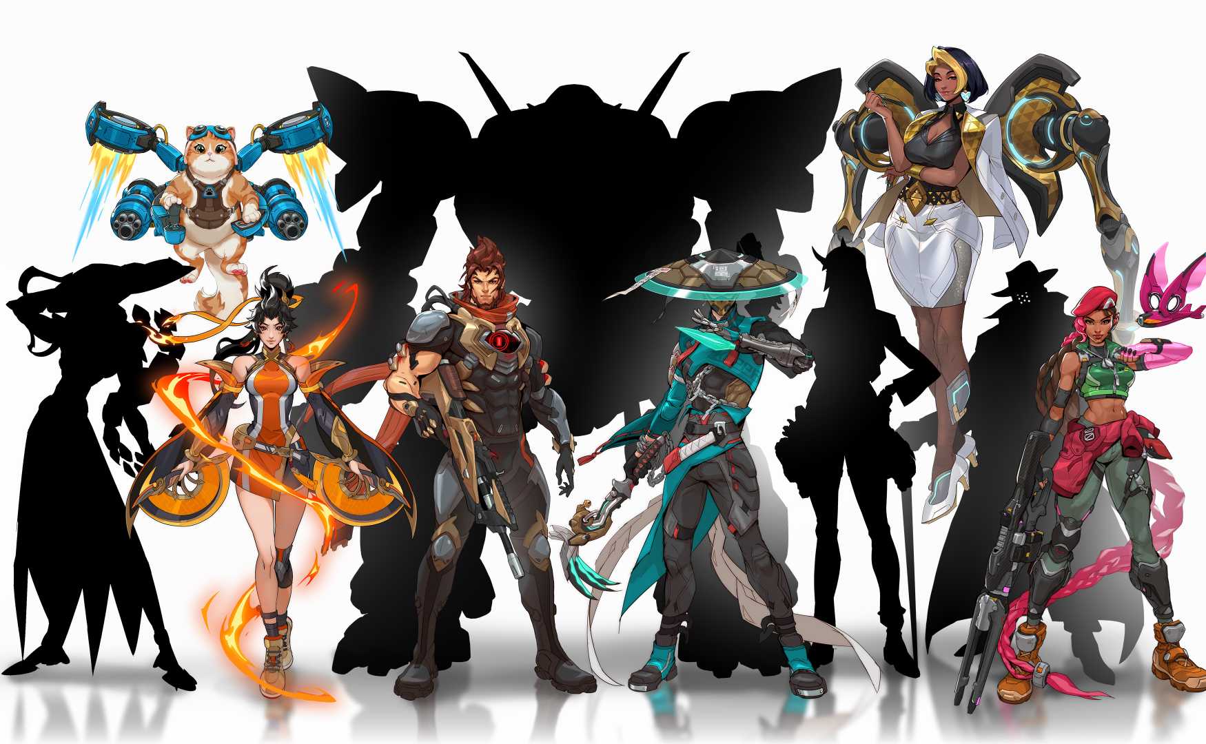 overwatch heroes 5 6 original