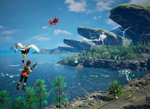Palworld Rilis Update Besar Terbaru untuk September 2026 6 Gliding along a coastal road in Palworld